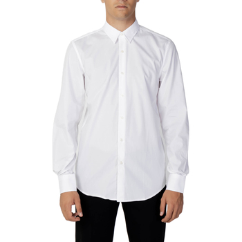 Kleidung Herren Langärmelige Hemden Antony Morato MMSL00628-FA400078 Weiss