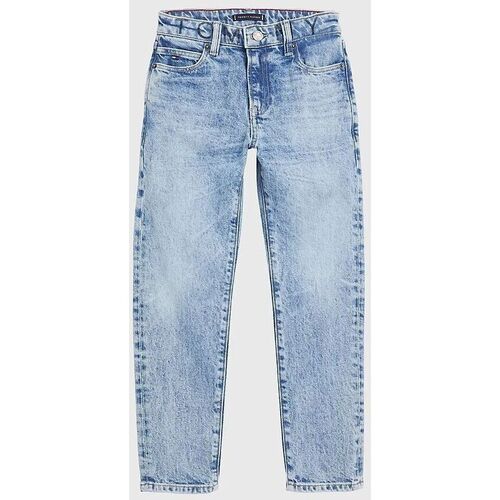 Kleidung Kinder Jeans Tommy Hilfiger KB0KB07485T MODERN STRAIGHT-1AA LIGHTUSEDRECYCLED Blau