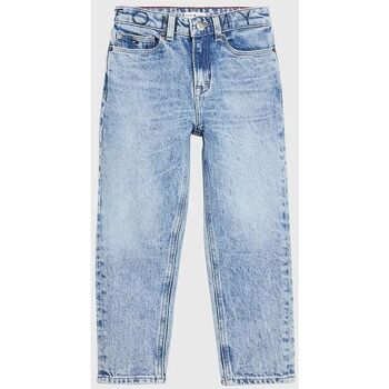 Kleidung Mädchen Jeans Tommy Hilfiger KG0KG06595T HT TAPARED RECYCLED-1AA LIGHTUSEDRECYCLED Blau