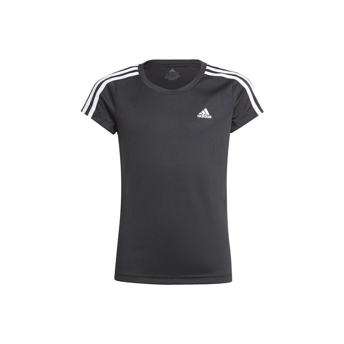 Kleidung Mädchen T-Shirts adidas Originals Designed 2 Move 3STRIPES Tee JR Graphit