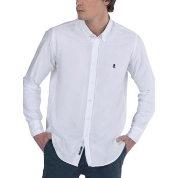 Kleidung Herren Langärmelige Hemden Elpulpo  Weiss