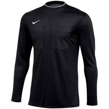 Kleidung Herren T-Shirts Nike Drifit Referee Jersey Schwarz