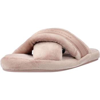 Schuhe Damen Hausschuhe Tommy Hilfiger COMFY HOME SLIPPERS WITH Rosa