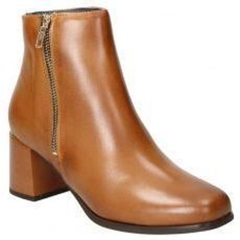 Schuhe Damen Low Boots Pitillos BOTINES  1692 SEÑORA CUERO Braun