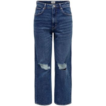 Kleidung Damen Jeans Only 15258252 JUICY-DARK DENIM BLUE Blau