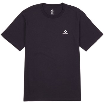 Kleidung Herren T-Shirts Converse Goto Embroidered Star Chevron Schwarz