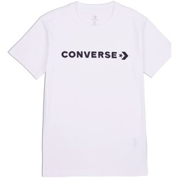 Kleidung Damen T-Shirts Converse Glossy Wordmark Weiss