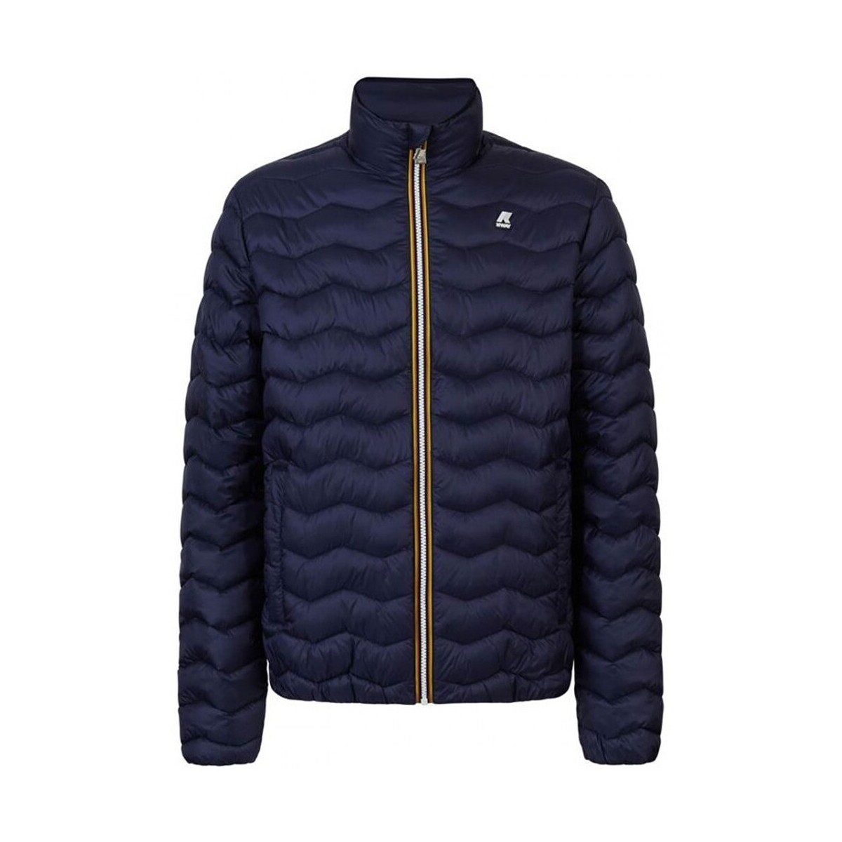 Kleidung Herren Jacken K-Way Valentine Eco Warm Blue Tiefe Blau