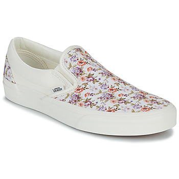 Schuhe Damen Slip on Vans CLASSIC SLIP-ON Weiss / Multicolor