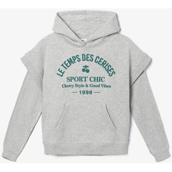 Kleidung Mädchen Sweatshirts Le Temps des Cerises Kapuzen-sweatshirt STEFFYGI Grau