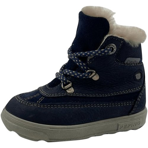 Schuhe Jungen Babyschuhe Ricosta Schnuerstiefel PAOLO 50 2700803/180 Blau