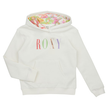 Kleidung Mädchen Sweatshirts Roxy HOPE YOU TRUST Weiss