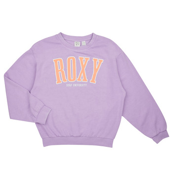 Kleidung Mädchen Sweatshirts Roxy BUTTERFLY PARADE Violett / Gelb