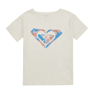 Kleidung Mädchen T-Shirts Roxy DAY AND NIGHT A Weiss