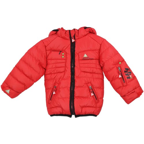 Kleidung Kinder Daunenjacken Peak Mountain Doudoune layette LECAPTI Rot