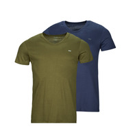 Kleidung Herren T-Shirts Diesel UMTEE-MICHAEL-TUBE-TWOPACK Marine / Kaki