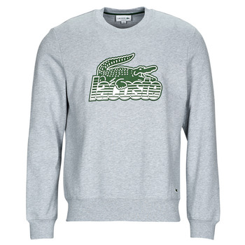 Kleidung Herren Sweatshirts Lacoste SH5087 Grau / Grün