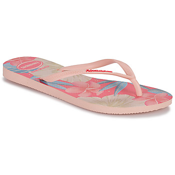 Schuhe Damen Zehensandalen Havaianas SLIM FLORAL Rosa