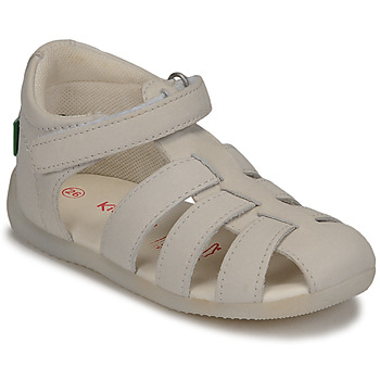 Schuhe Kinder Sandalen / Sandaletten Kickers BIGFLO-2 Weiss