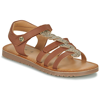 Schuhe Mädchen Sandalen / Sandaletten Kickers BRAHMIA Camel