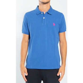 Kleidung Herren T-Shirts U.S Polo Assn. KING 41029 EHPD Blau