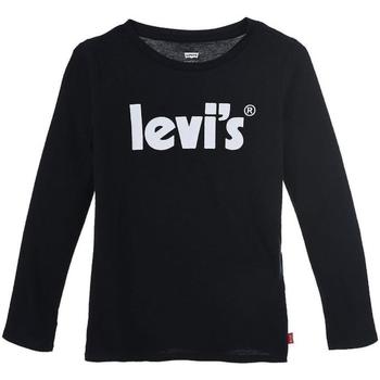 Kleidung Mädchen T-Shirts Levi's  Schwarz