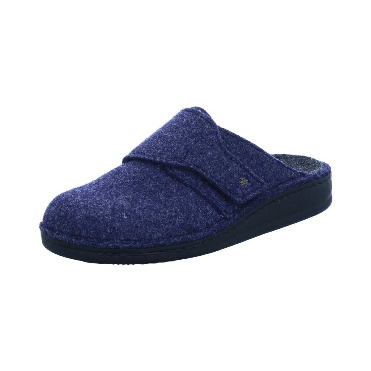 Schuhe Herren Hausschuhe Finn Comfort 6500-416048 Tirol darkblue Blau