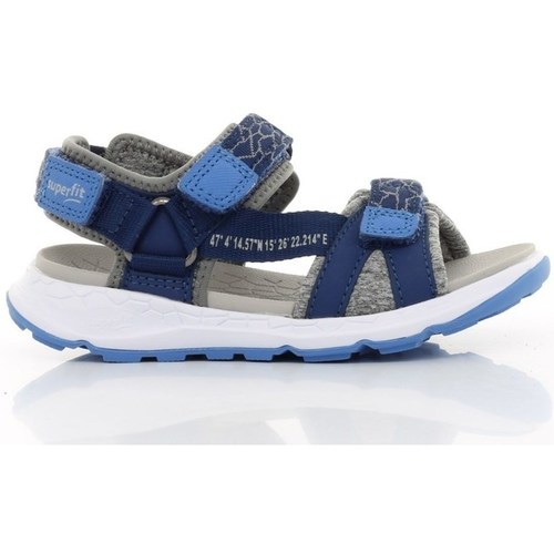 Schuhe Kinder Sandalen / Sandaletten Superfit Criss Cross Marine