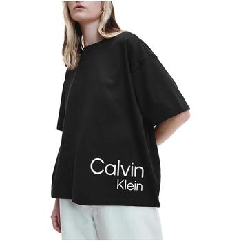 Kleidung Damen T-Shirts Calvin Klein Jeans  Schwarz