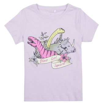 Kleidung Mädchen T-Shirts Name it NMFBRIGITA SS TOP Violett