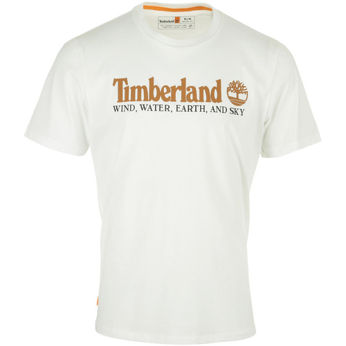 Kleidung Herren T-Shirts Timberland Front Tee Weiss