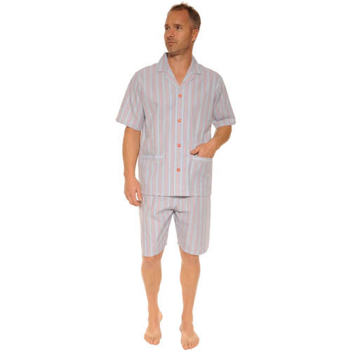 Kleidung Herren Pyjamas/ Nachthemden Christian Cane EVAN Blau