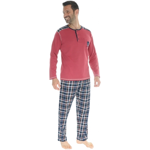 Kleidung Herren Pyjamas/ Nachthemden Christian Cane ISKANDER Rot