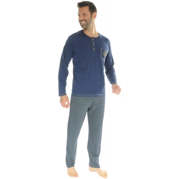 Kleidung Herren Pyjamas/ Nachthemden Christian Cane ILIODES Blau