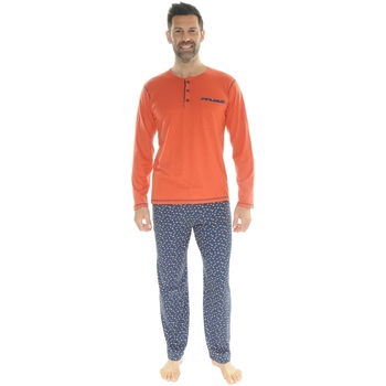 Kleidung Herren Pyjamas/ Nachthemden Christian Cane ICARE Orange