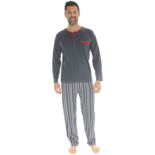 Kleidung Herren Pyjamas/ Nachthemden Christian Cane ISTRES Grau