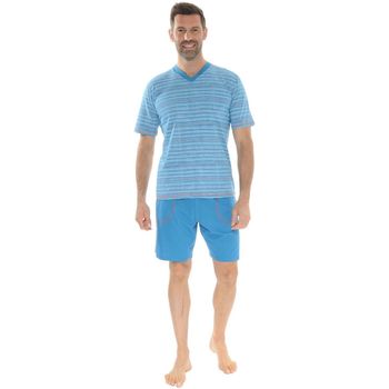 Kleidung Herren Pyjamas/ Nachthemden Christian Cane NATAN Blau