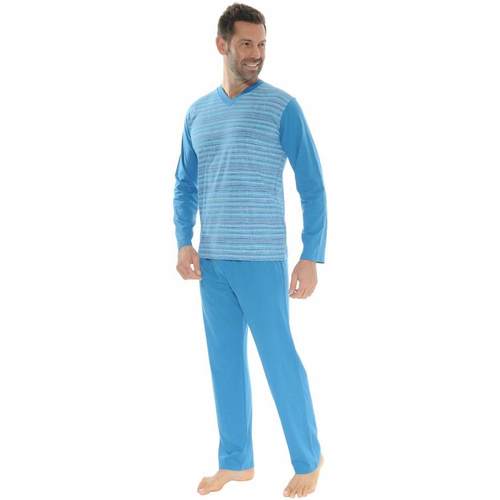 Kleidung Herren Pyjamas/ Nachthemden Christian Cane NATAN Blau