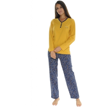 Kleidung Damen Pyjamas/ Nachthemden Christian Cane JUNE Gelb