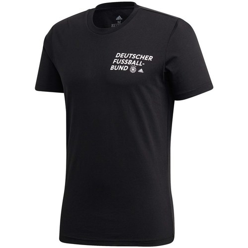Kleidung Herren T-Shirts adidas Originals Dfb Street Graphic Schwarz