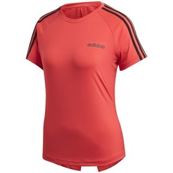 Kleidung Damen T-Shirts adidas Originals Design 2 Move 3STRIPES Tee Orange