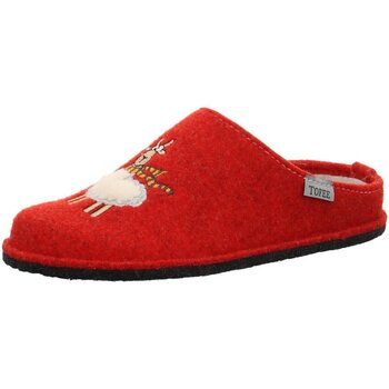 Schuhe Damen Hausschuhe Tofee LAMA WITH SCARF,red 1103494/5 rot