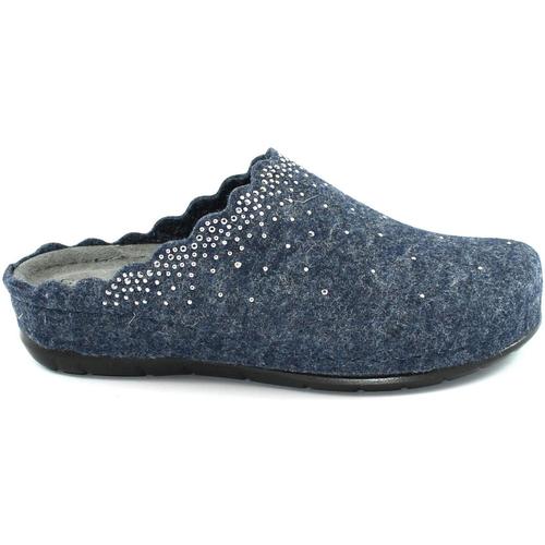 Schuhe Damen Hausschuhe Grunland GRU-CCC-CI2632-BL Blau