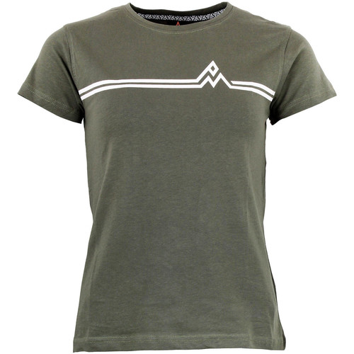 Kleidung Damen T-Shirts Peak Mountain T-shirt manches courtes femme AURELIE Grün