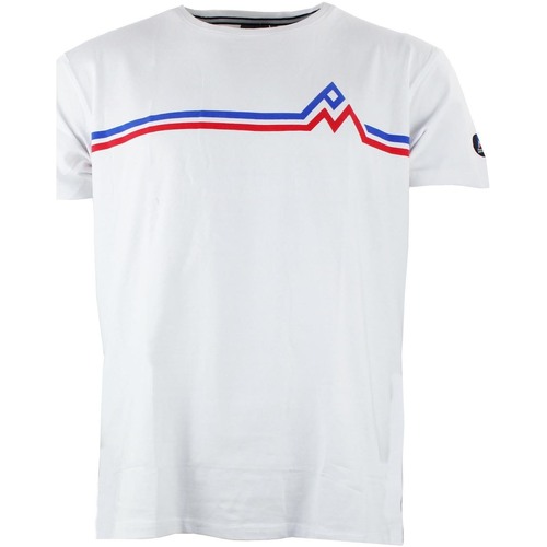 Kleidung Herren T-Shirts Peak Mountain T-shirt manches courtes homme CASA Weiss