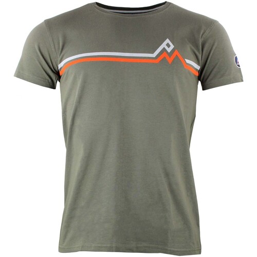 Kleidung Herren T-Shirts Peak Mountain T-shirt manches courtes homme CASA Grün