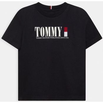 Tommy Hilfiger  T-Shirts & Poloshirts KB0KB07788 GRAPHIC TEE-DW5 DESERT SKY