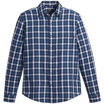 Kleidung Herren Langärmelige Hemden Dockers A1114 0035-WOVEN SAN LEANDRO Blau