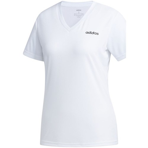Kleidung Damen T-Shirts adidas Originals Design 2 Move Weiss