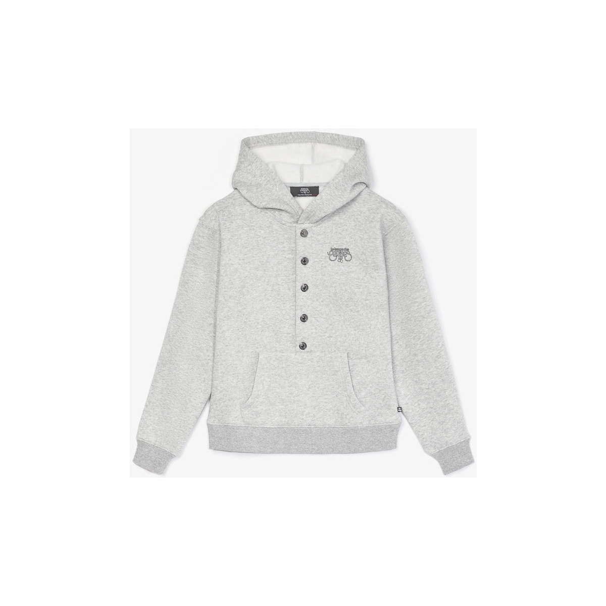 Kleidung Mädchen Sweatshirts Le Temps des Cerises Kapuzen-sweatshirt MABELGI Grau